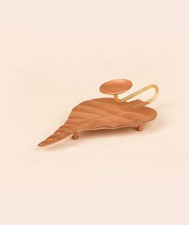 Lotus Flower In Brass With Stand