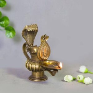 Linga Bhairavi Lamp with spoon