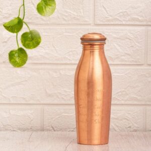 Copper water Bottle - Small Oval