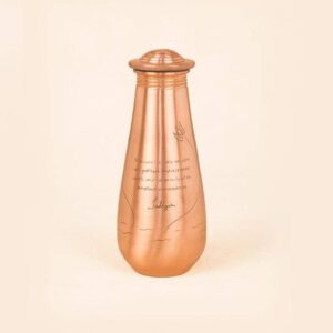 Small Copper water Bottle with Sadhguru Quote