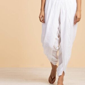 Organic Dhoti Pant White L