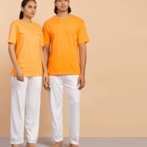 Organic Sadhana T Shirt SS Orange L