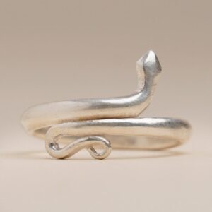 Snake Silver Ring L