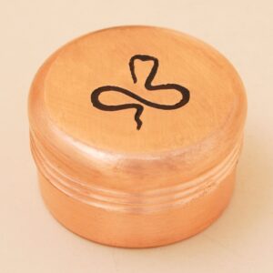 Copper Vibhuti Box (Small) - Naga