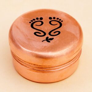 Copper Vibhuti Box (Small) - Padam