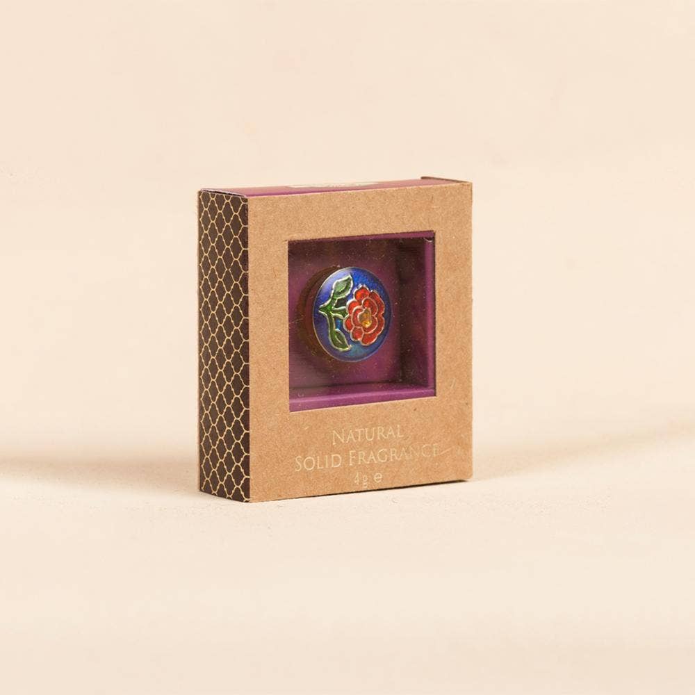 Solid Perfume in Brass Cloisonne Jar Royal Oud 4g - Image 2