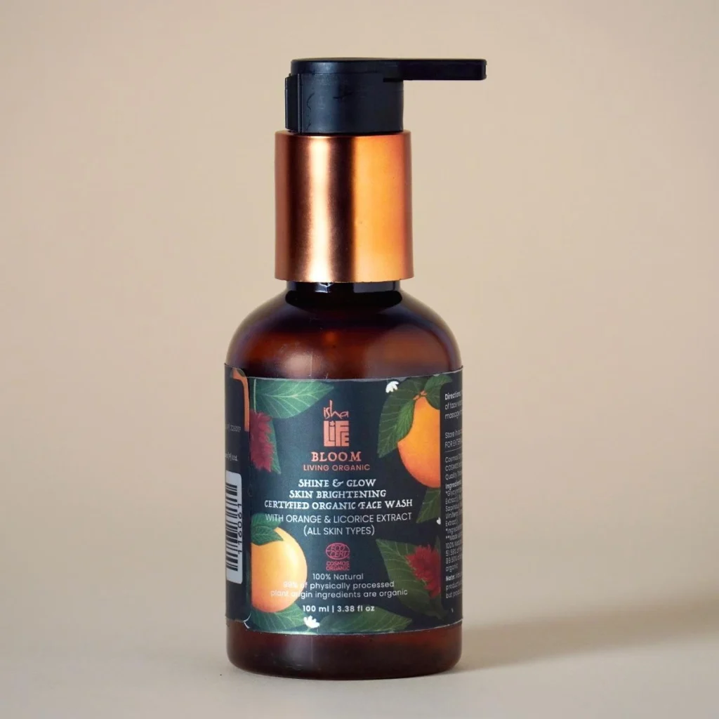 Bloom Shine & Glow Skin Brightening Organic Face Wash (100 ml)