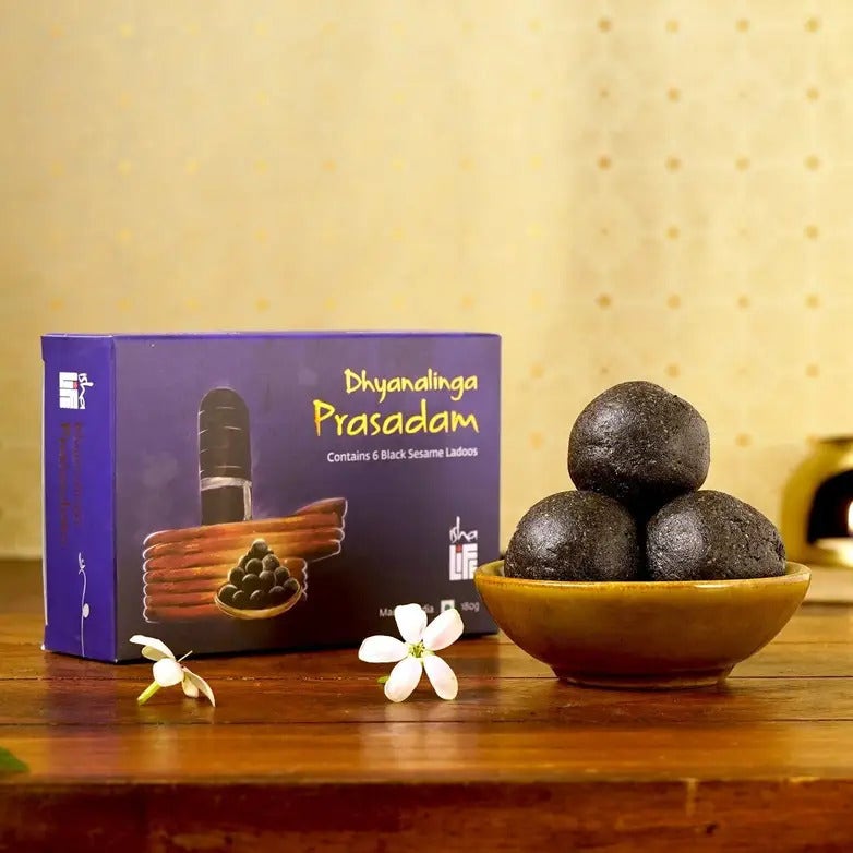 Dhyanalinga Prasadam 5 Ladoos box